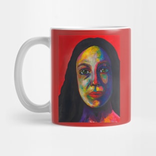 Expressionism girl portrait Mug